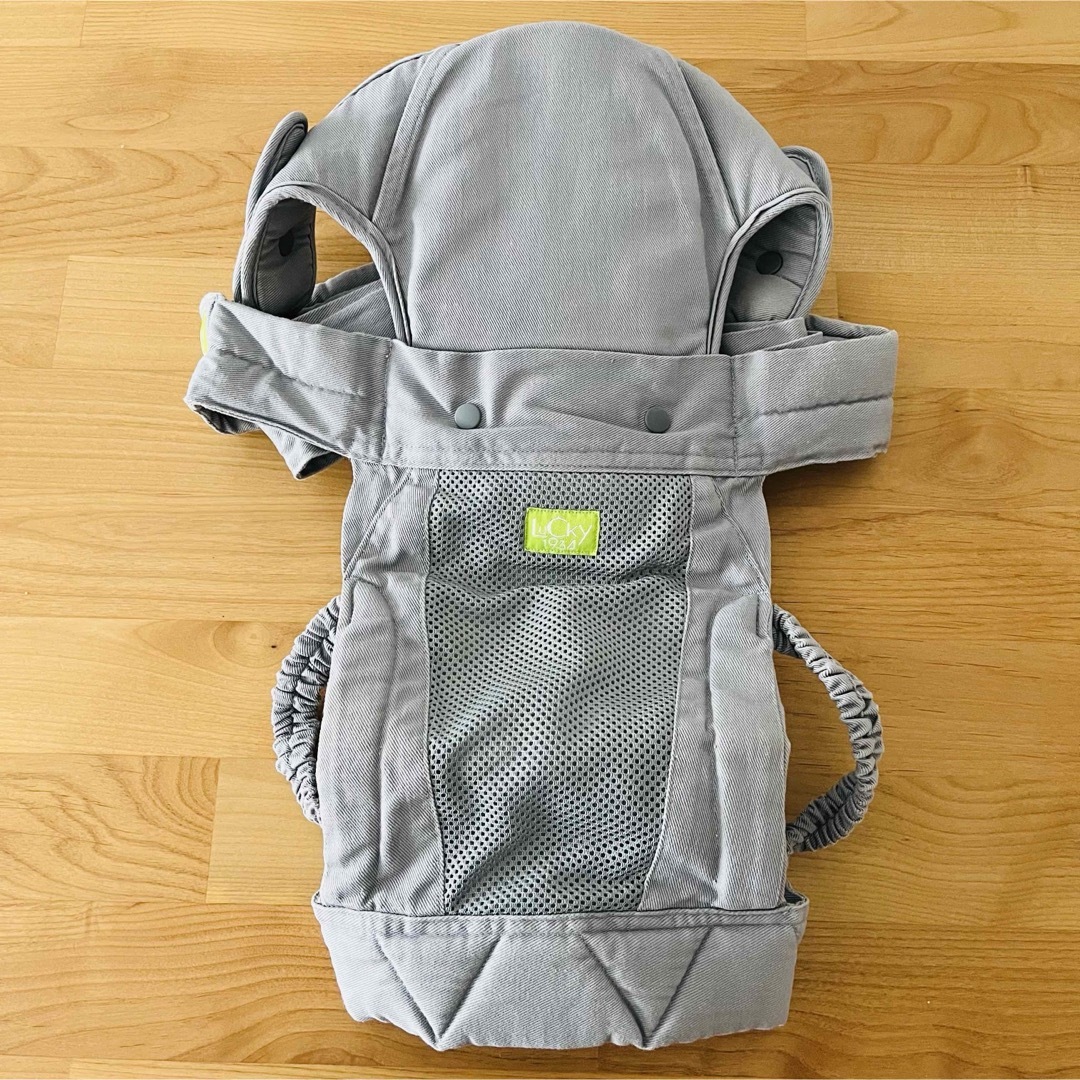 LUCKY industries(ラッキーコウギョウ)の進化系おんぶひも　ON BACKS CARRIER ADVANCE キッズ/ベビー/マタニティの外出/移動用品(抱っこひも/おんぶひも)の商品写真