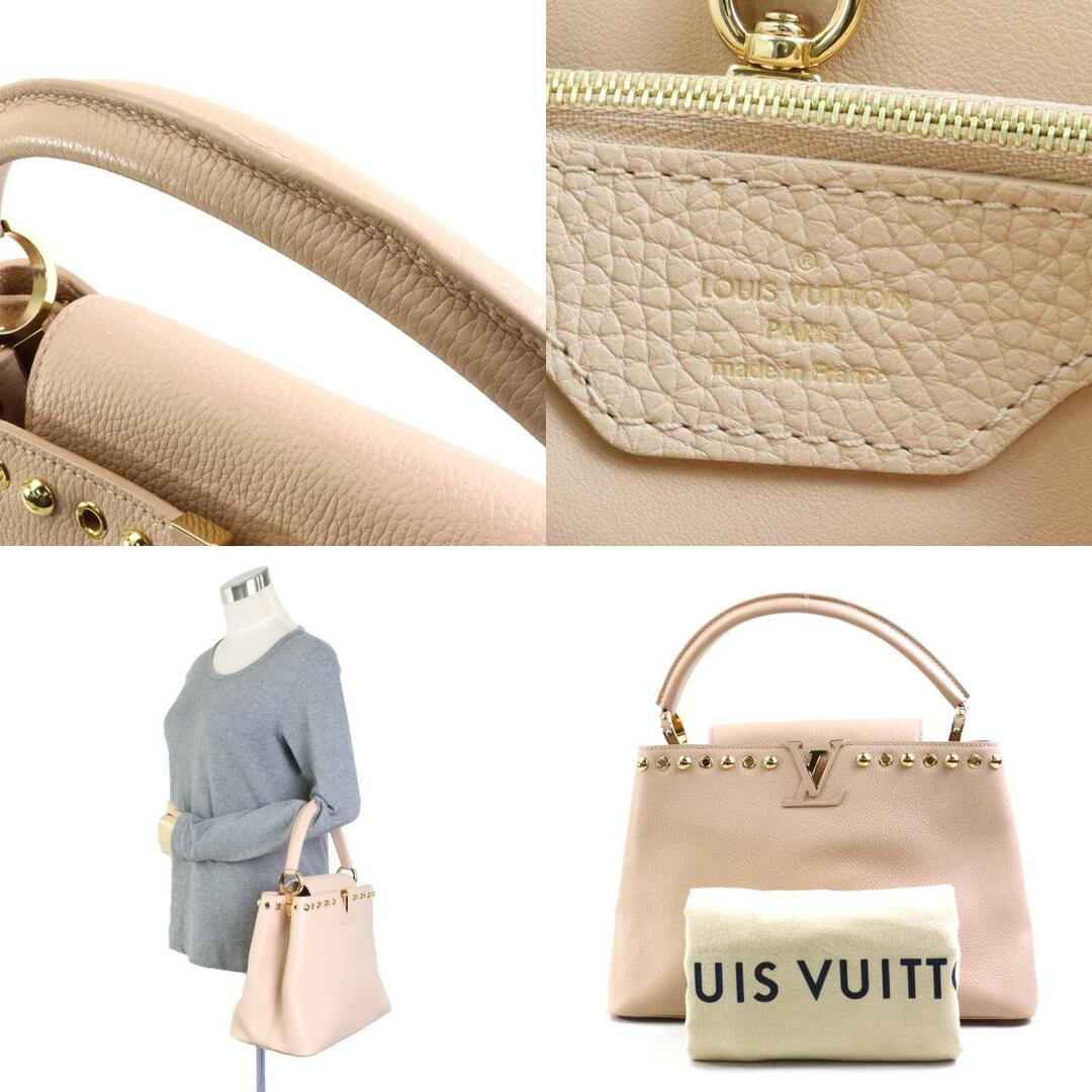 LOUIS VUITTON(ルイヴィトン)のルイ ヴィトン LOUIS VUITTON ハンドバッグ カプシーヌMM レザー ピンクベージュ レディース 送料無料【中古】 a0310 レディースのバッグ(ハンドバッグ)の商品写真