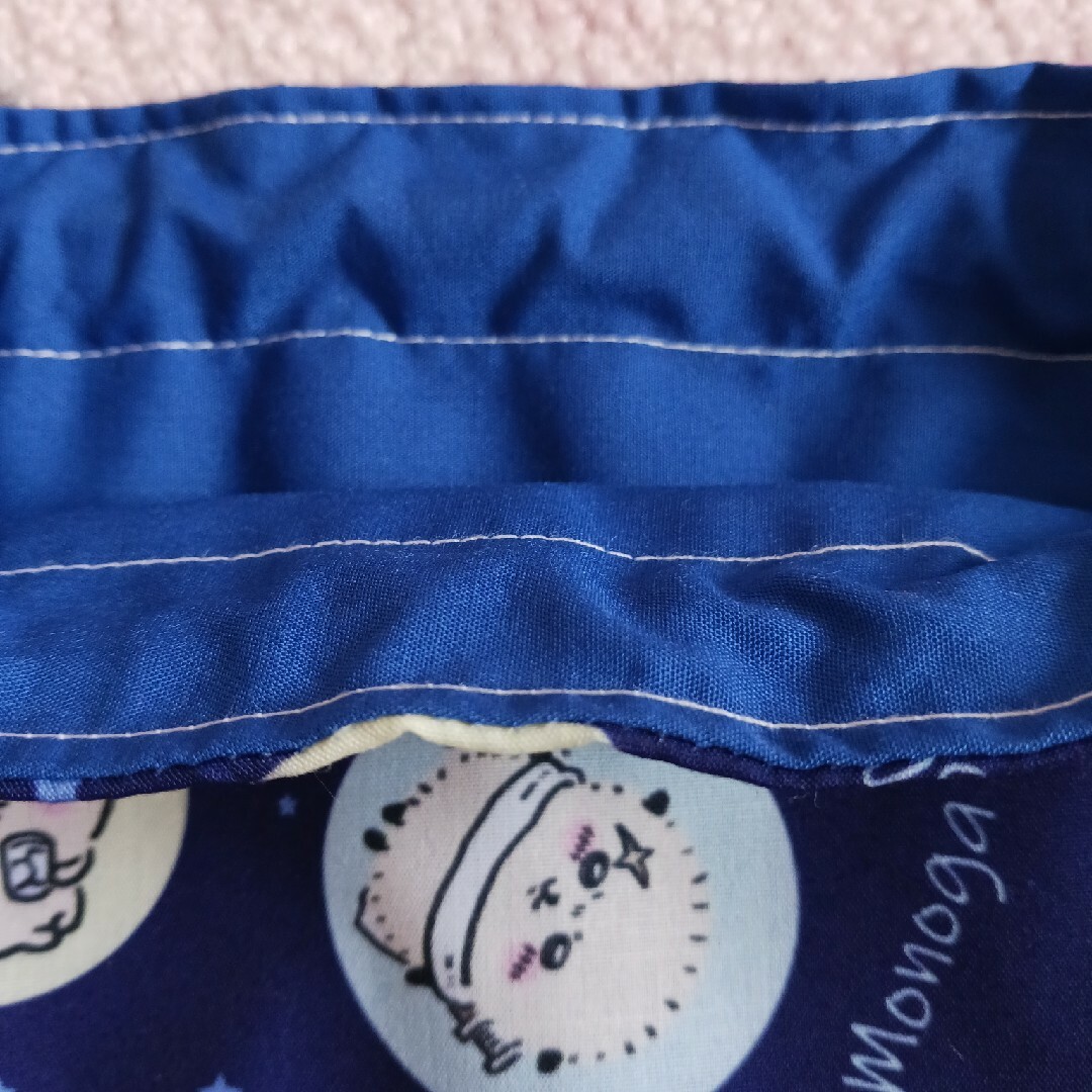 給食袋　巾着袋　ハンドメイド🎵 ハンドメイドのファッション小物(ポーチ)の商品写真