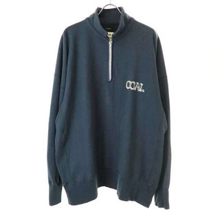 ナナミカ(nanamica)のnanamica ナナミカ 24SS Half Zip-Up Sweat ハーフジップスウェットトレーナー ネイビー L SUHS406(スウェット)