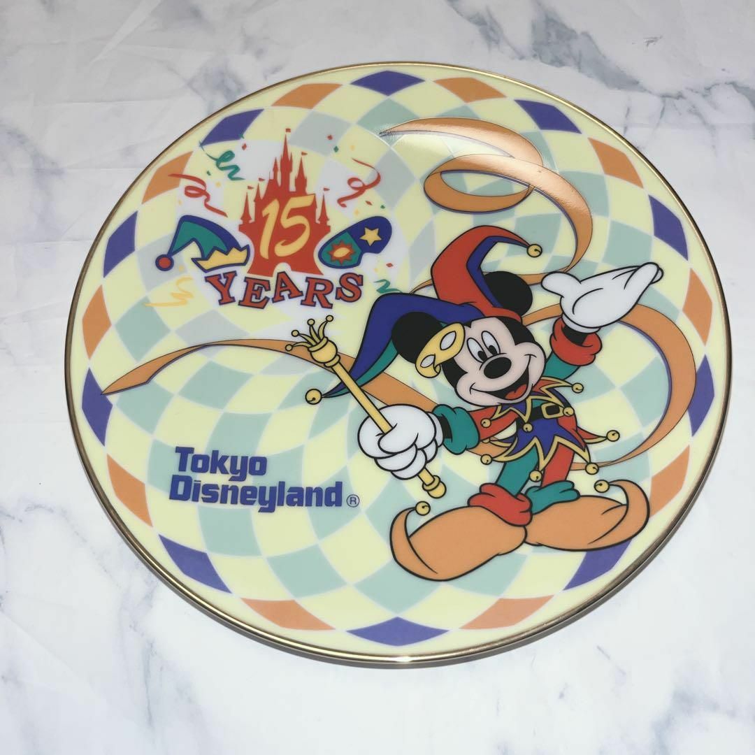 ❤️新品未使用❤️ディズニーランド Disney15周年 お皿 飾る用 エンタメ/ホビーのコレクション(その他)の商品写真