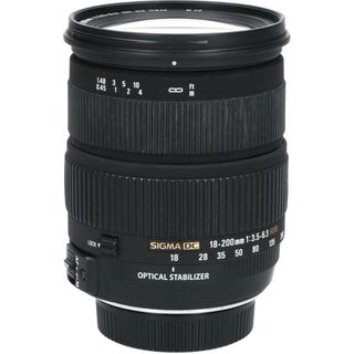 シグマ(SIGMA)のＳＩＧＭＡ　ニコン１８－２００ｍｍ　Ｆ３．５－６．３ＤＣ　ＯＳＨＳＭ(レンズ(ズーム))