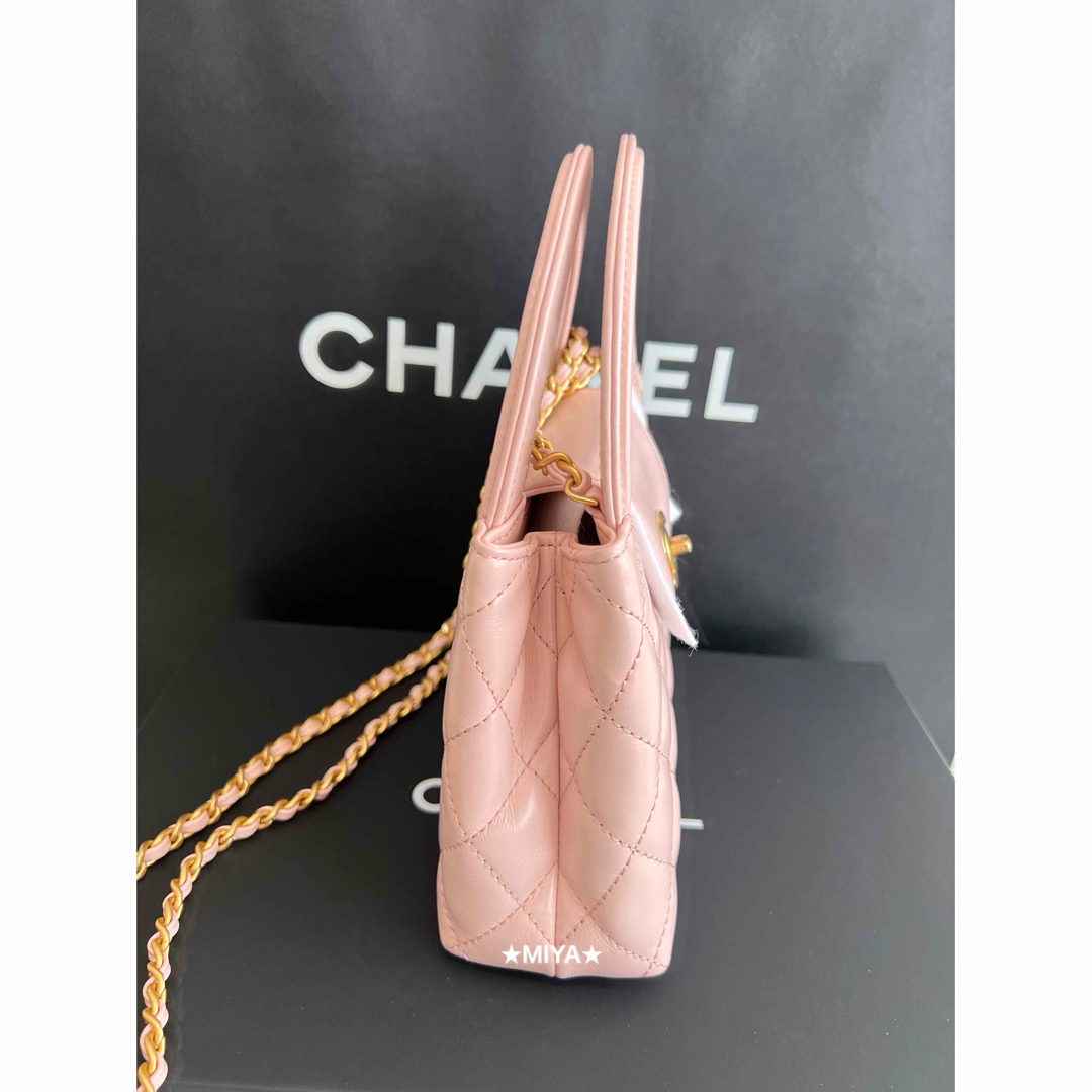 CHANEL - CHANELシャネル ミニ ショッピング バッグ nanoケリー CHANEL - CHANELシャネル ミニ ショッピング バッグ nanoケリー