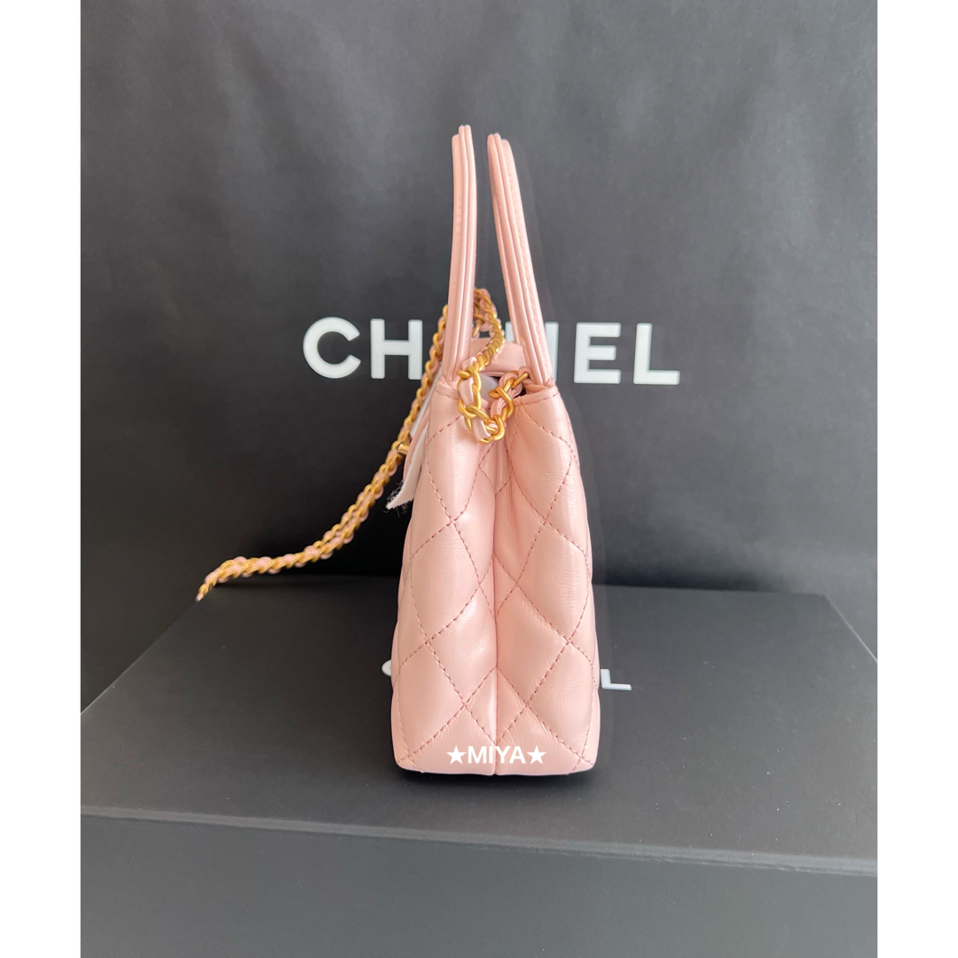 CHANEL - CHANELシャネル ミニ ショッピング バッグ nanoケリー CHANEL - CHANELシャネル ミニ ショッピング バッグ nanoケリー