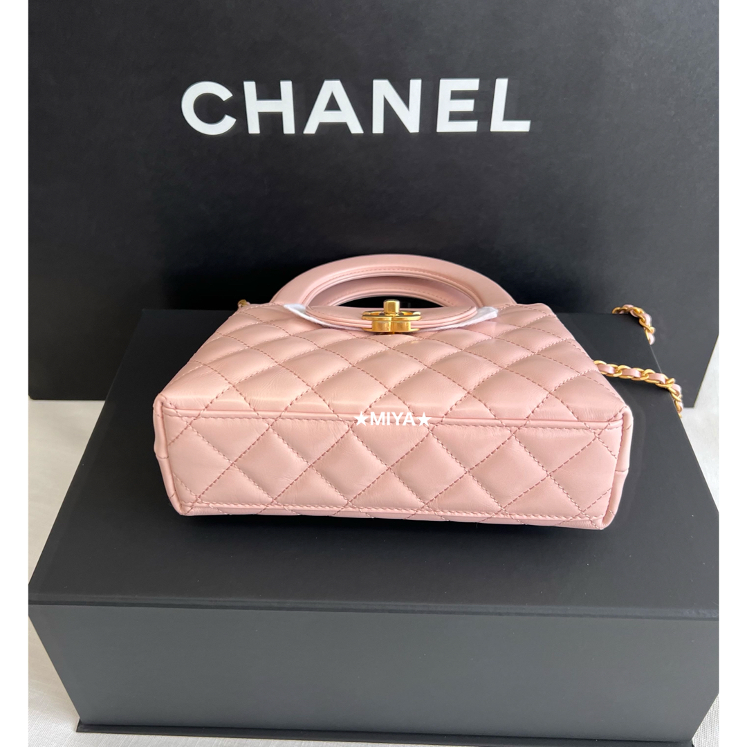 CHANEL - CHANELシャネル ミニ ショッピング バッグ nanoケリー CHANEL - CHANELシャネル ミニ ショッピング バッグ nanoケリー