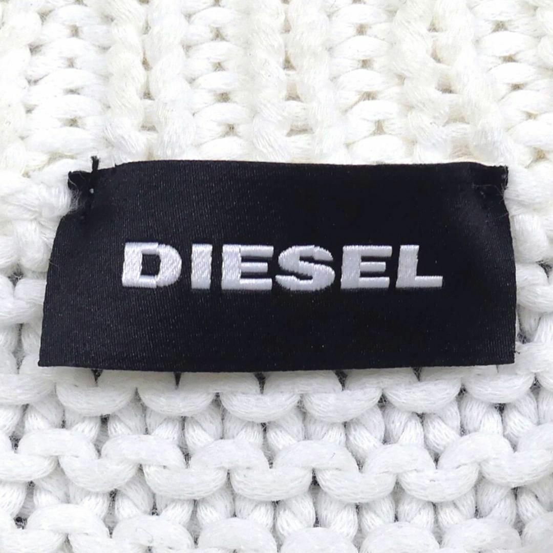 DIESEL(ディーゼル)のDIESEL ディーゼル セーター ニット メンズ S 白 TY3084 メンズのトップス(ニット/セーター)の商品写真