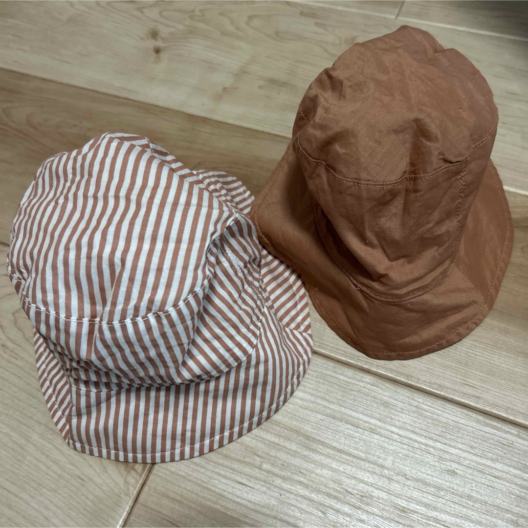 H&M帽子　2個セット キッズ/ベビー/マタニティのこども用ファッション小物(帽子)の商品写真