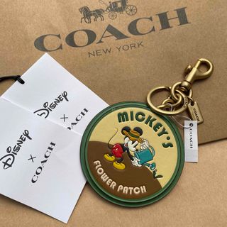 コーチ(COACH)のキーホルダー　キーリング　ミッキーマウス　Disney x Coach(キーホルダー)