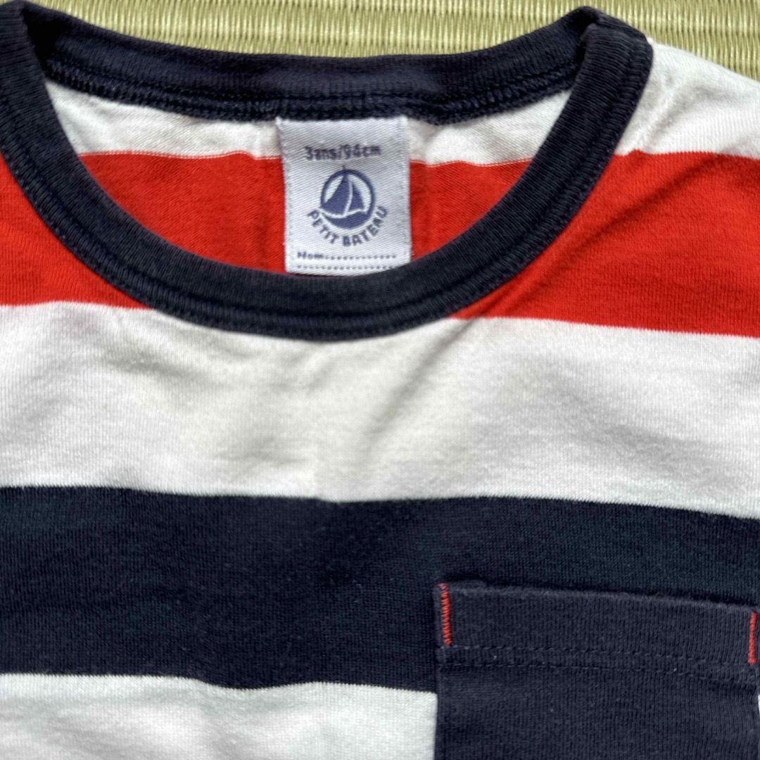 PETIT BATEAU(プチバトー)のプチバトー  Tシャツ　3ans 95cm キッズ/ベビー/マタニティのキッズ服女の子用(90cm~)(Tシャツ/カットソー)の商品写真