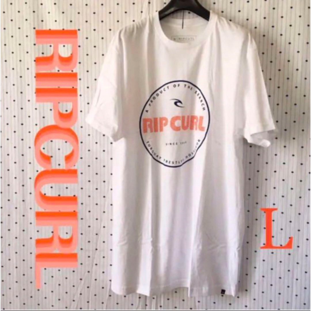 Rip Curl(リップカール)のRIPCURLリップカールUS限定激レアデザインアイコンロゴTシャツ L1点物 メンズのトップス(Tシャツ/カットソー(半袖/袖なし))の商品写真