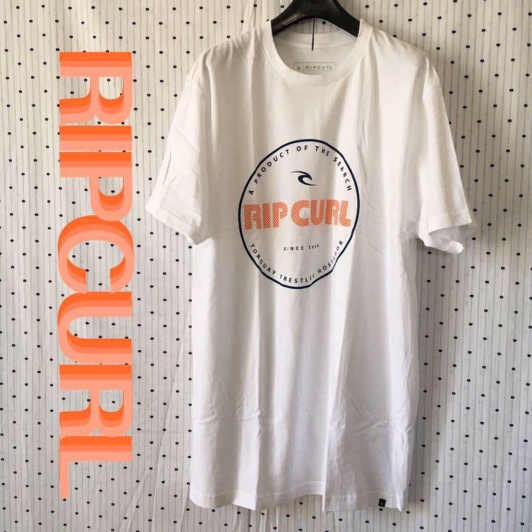 Rip Curl(リップカール)のRIPCURLリップカールUS限定激レアデザインアイコンロゴTシャツ L1点物 メンズのトップス(Tシャツ/カットソー(半袖/袖なし))の商品写真