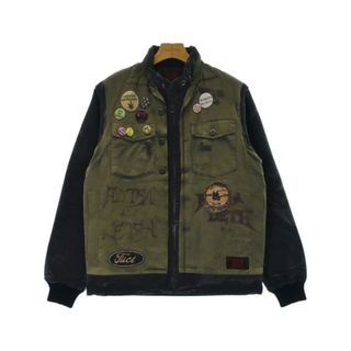 ネイバーフッド(NEIGHBORHOOD)のNEIGHBORHOOD ネイバーフッド ブルゾン M カーキx黒 【古着】【中古】(その他)