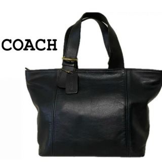 コーチ(COACH)のコーチ　トートバッグ　舟形　レザー　ゴールド　ハンドバッグ　黒　4133(ハンドバッグ)