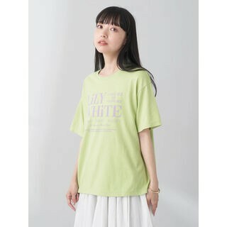 earth music & ecology - earth music&ecology LiLY WHiTE Tシャツ