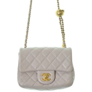 シャネル(CHANEL)のCHANEL シャネル ショルダーバッグ - ピンクベージュ 【古着】【中古】(ショルダーバッグ)