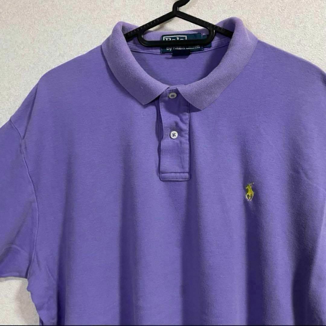 POLO RALPH LAUREN(ポロラルフローレン)の【希少 ヴィンテージ】ポロバイラルフローレン 半袖ポロシャツ 刺繍 ポニー ロゴ メンズのトップス(ポロシャツ)の商品写真