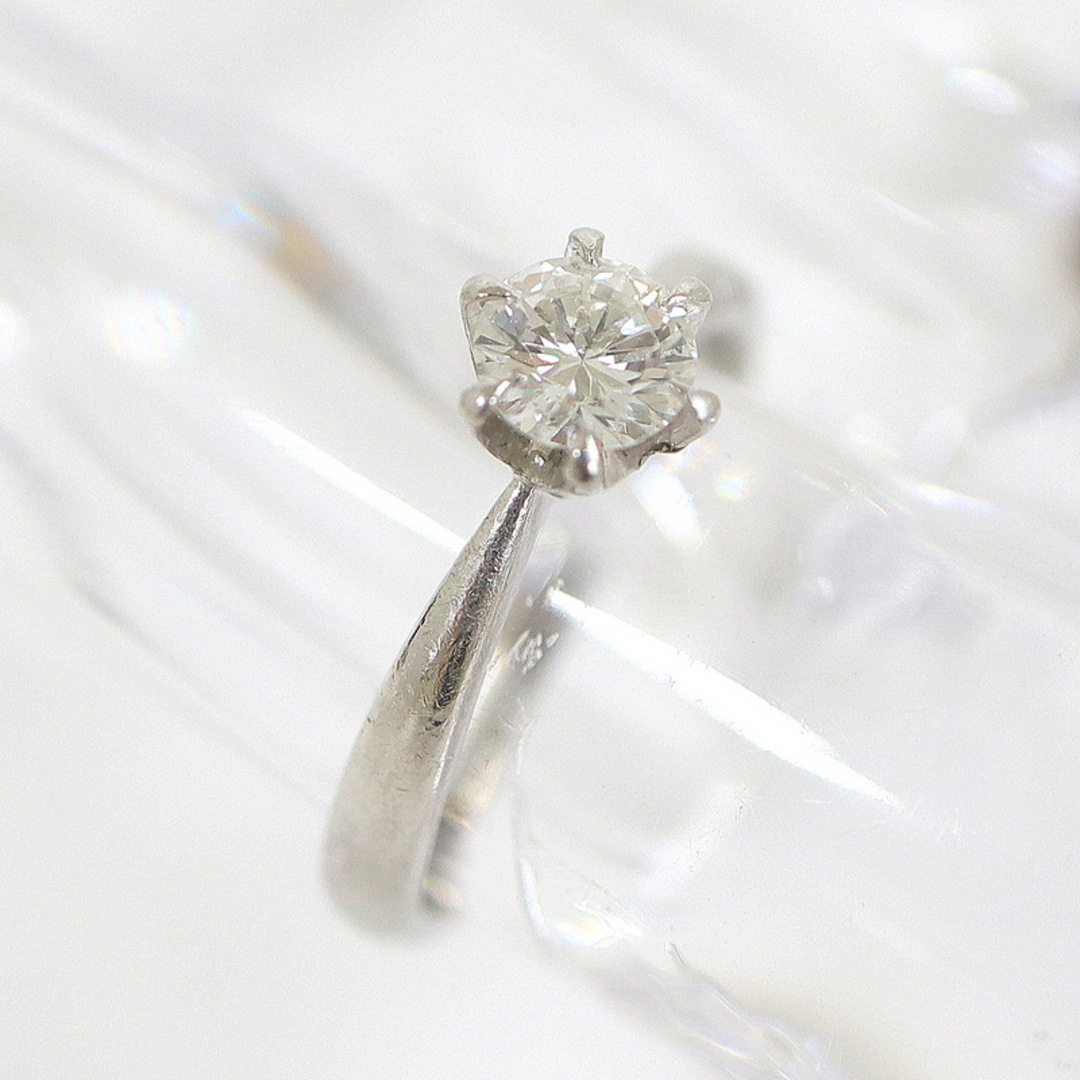 【Jewelry】Pt900 ダイヤモンド・リング 立爪デザイン 日本宝石鑑別協会 D:0.41ct 8.0号 3.3g/kt10145tg レディースのアクセサリー(リング(指輪))の商品写真