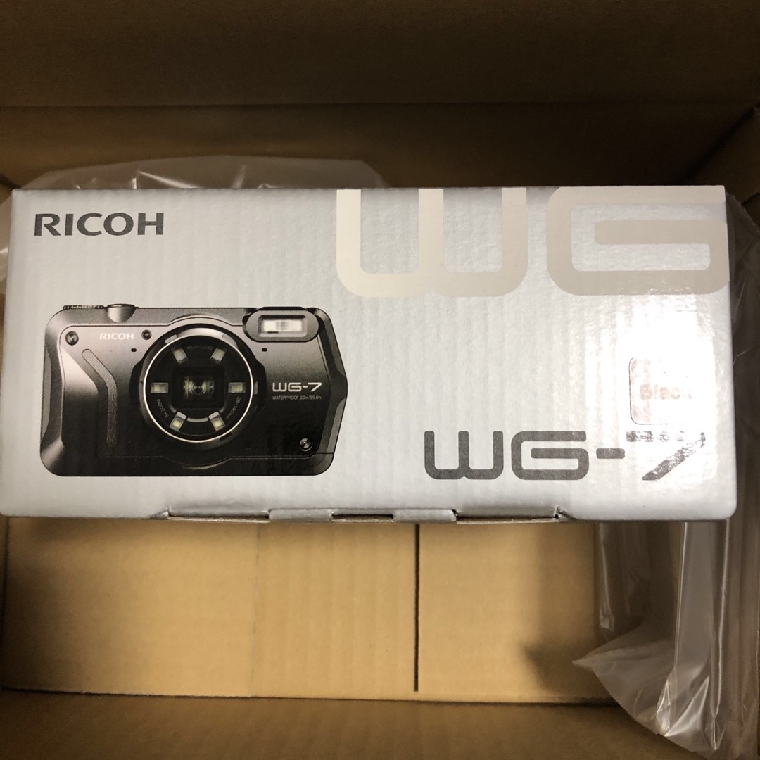 RICOH(リコー)のRICOH（リコー）　WG-7 ブラック　新品 スマホ/家電/カメラのカメラ(コンパクトデジタルカメラ)の商品写真