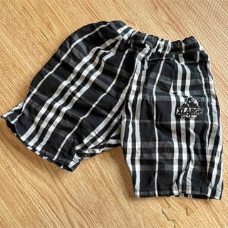 エクストララージキッズ(XLARGE KIDS)のXLARGE  チェック柄　半ズボン　ハーフパンツ　100(パンツ/スパッツ)