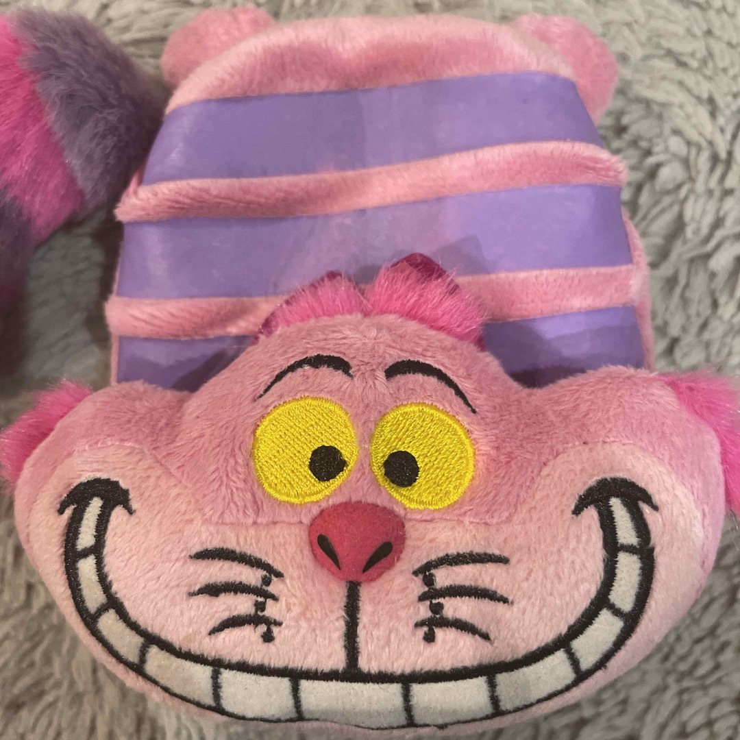 Disney(ディズニー)のチシャ猫ポーチ エンタメ/ホビーのおもちゃ/ぬいぐるみ(キャラクターグッズ)の商品写真