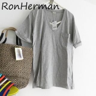 ロンハーマン(Ron Herman)の新品 RonHerman ロンハーマン　霜降り　Tシャツ　グレー　Sサイズ(Tシャツ(半袖/袖なし))