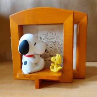 スヌーピー(SNOOPY)のスヌーピー　フォトスタンド　フォトフレーム　オルゴール　トップオブザワールド(キャラクターグッズ)