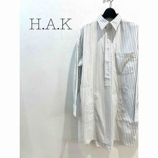 ハク(H.A.K)のH.A.K☆ストライプ シャツブラウス(シャツ/ブラウス(長袖/七分))