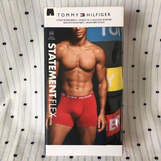 TOMMY HILFIGER - TOMMY HILFIGERトミーヒルフィガーUS限定３Ｐ３色ボクサーブリーフＭ