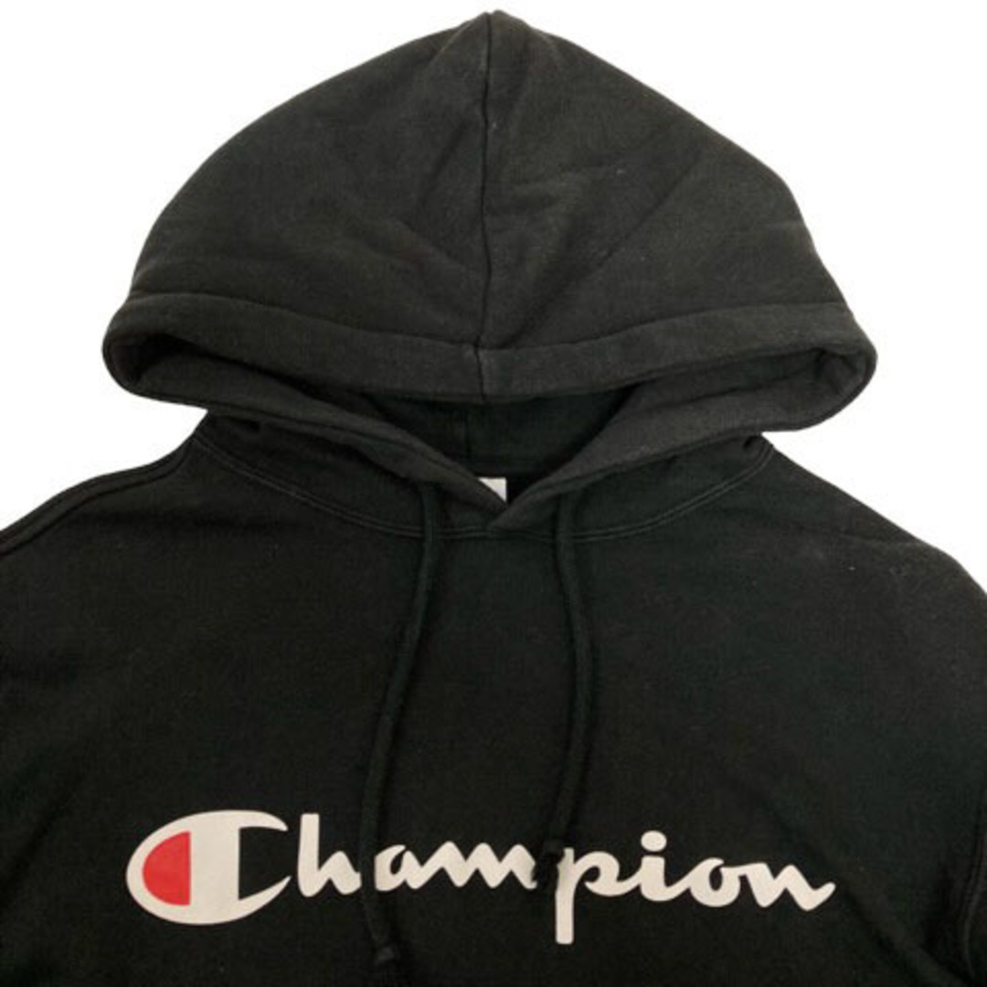 Champion(チャンピオン)のチャンピオン トレーナー パーカー 綿 裏起毛 長袖 M 黒 白 赤 メンズ メンズのトップス(その他)の商品写真