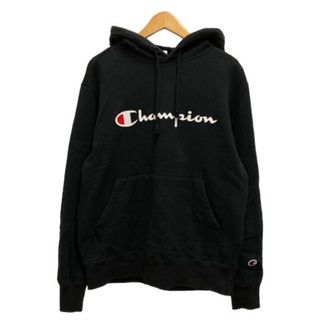 チャンピオン(Champion)のチャンピオン トレーナー パーカー 綿 裏起毛 長袖 M 黒 白 赤 メンズ(その他)