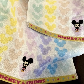 ディズニー(Disney)のディズニー　MICKEY&FRIEND  ハンドタオル　2枚(タオル)