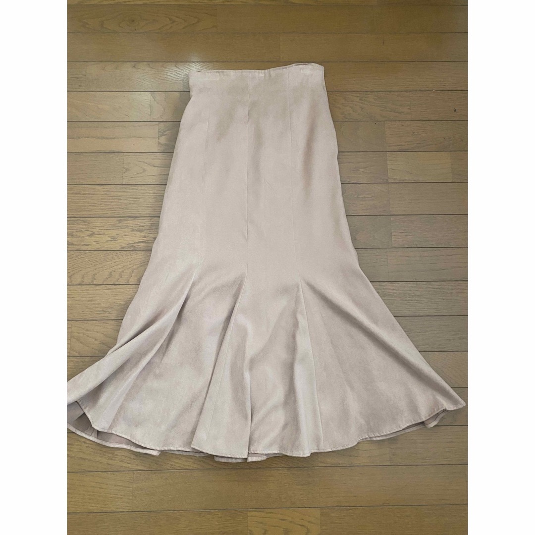 Cheek(チーク)のスエードマーメイドスカート レディースのスカート(ロングスカート)の商品写真