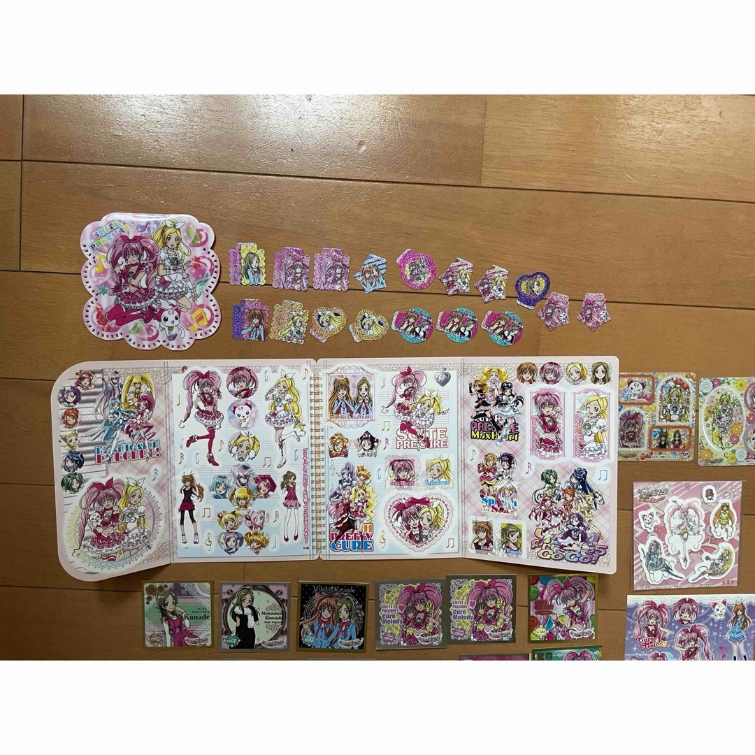 BANDAI(バンダイ)のスィートプリキュア　シール　ステッカー エンタメ/ホビーのおもちゃ/ぬいぐるみ(キャラクターグッズ)の商品写真