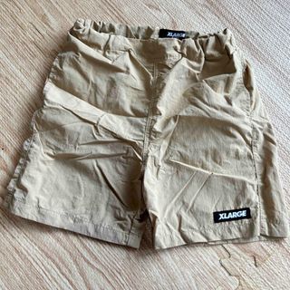 エクストララージ(XLARGE)のエクストララージキッズ　ハーフパンツ　半ズボン　ベージュ　100(パンツ/スパッツ)