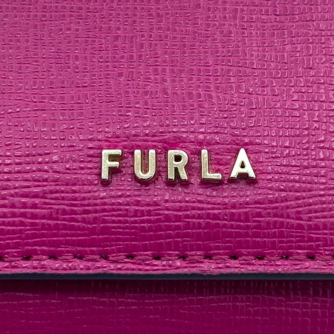 Furla(フルラ)の《美品》　フルラ　レザー　4連　キーケース　ピンク系　ゴールド系金具 レディースのファッション小物(キーケース)の商品写真