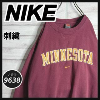 ナイキ(NIKE)の【入手困難!!】ナイキ ✈︎刺繍 アーチロゴ ミネソタ州 ゆるだぼ 裏起毛(スウェット)