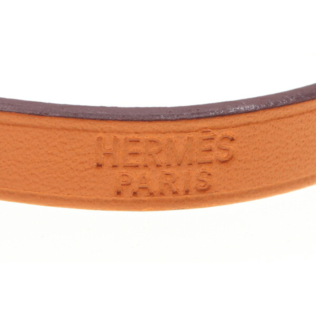 Hermes(エルメス)の エルメス ブレスレット アピIII オレンジ レザー メンズのアクセサリー(ブレスレット)の商品写真