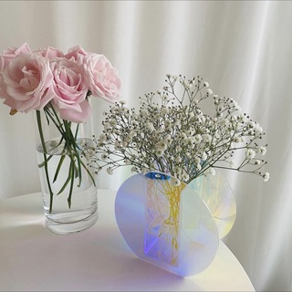 Lattice - lattice アクリルフラワーベース 花瓶 インテリア 韓国 オーロラ　結婚式