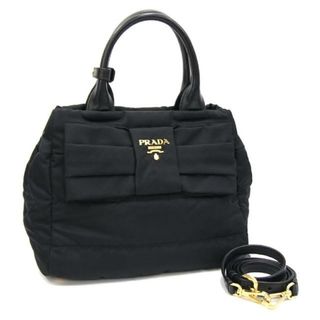 プラダ(PRADA)の プラダ 2WAYハンドバッグ 1BG005 ブラック(ショルダーバッグ)