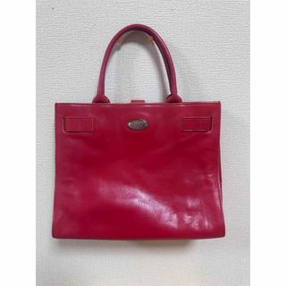 フルラ(Furla)の美品★フルラ　FURLA★手提げバック★赤朱色★革皮★トート★(ハンドバッグ)