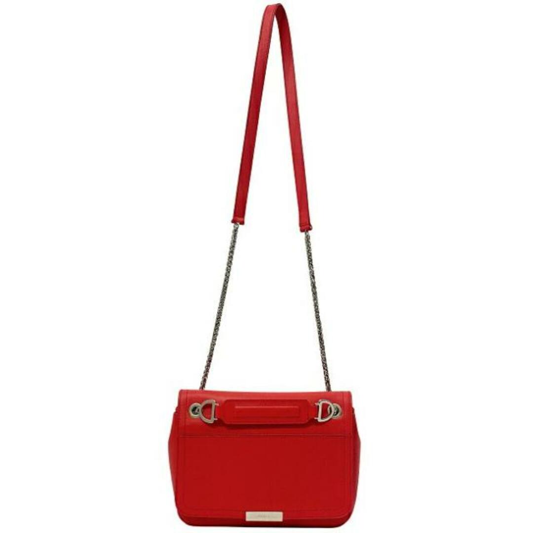 Furla(フルラ)のフルラ ショルダー バッグ レッド シルバー 美品 レザー 中古 FURLA 赤 2way チェーン フラップ 斜め掛け 肩掛け 人気 レディース 女性 ロゴ シルバー金具 シンプル 無地 ミニ ミニバッグ パーティー 高級感 マチ有 レディースのバッグ(その他)の商品写真