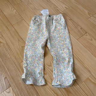 プティマイン(petit main)の新品　プティマイン　花柄パンツ　110(パンツ/スパッツ)