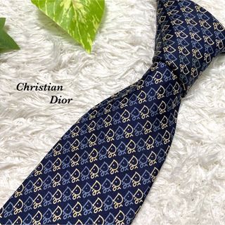 クリスチャンディオール(Christian Dior)のChristian Dior ネクタイ　トロッター　シルク　お洒落　総柄　一点物(ネクタイ)