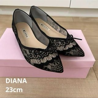 DIANA フラットシューズ 23cm マタニティ 通勤 通学 入学式 入園式