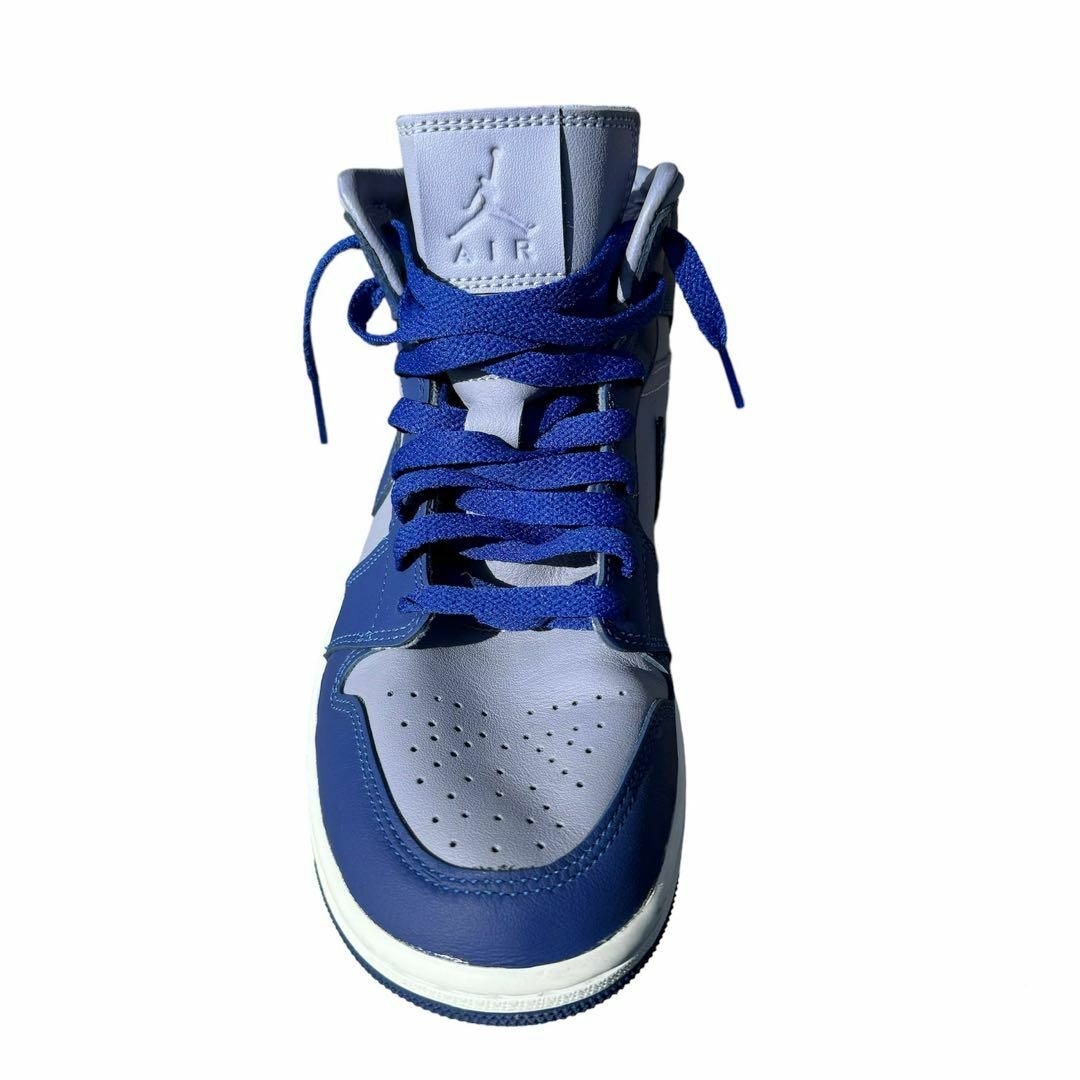 NIKE(ナイキ)の【希少】NIKE エアジョーダン1 MID 25cm スニーカー 青 メンズの靴/シューズ(スニーカー)の商品写真