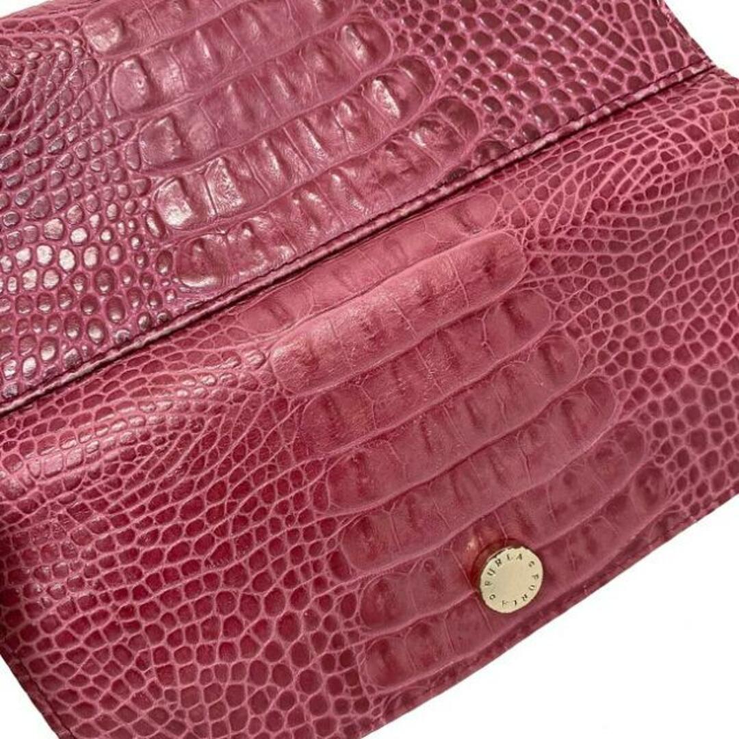 FURLA - フルラ 二つ折り 長財布 ピンク 美品 レザー 中古 FURLA FURLA - フルラ 二つ折り 長財布 ピンク 美品 レザー 中古 FURLA