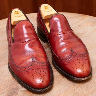 アレンエドモンズ(Allen Edmonds)の良品✨【Allen Edmonds】アレンエドモンズ ウイングチップローファー(ブーツ)