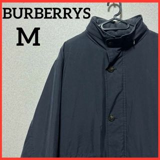 バーバリー(BURBERRY)の【希少】BURBERRYS 中綿ジャケット モッズコート 刺繍ロゴ ヴィンテージ(モッズコート)