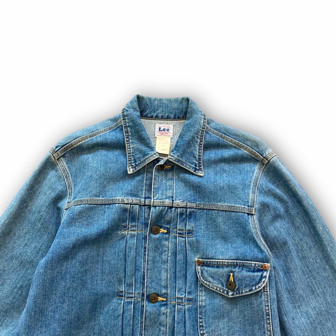 Lee - 【Lee】90s リー 1stモデル デニムジャケット 日本製 白 Lee - 【Lee】90s リー 1stモデル デニムジャケット 日本製 白