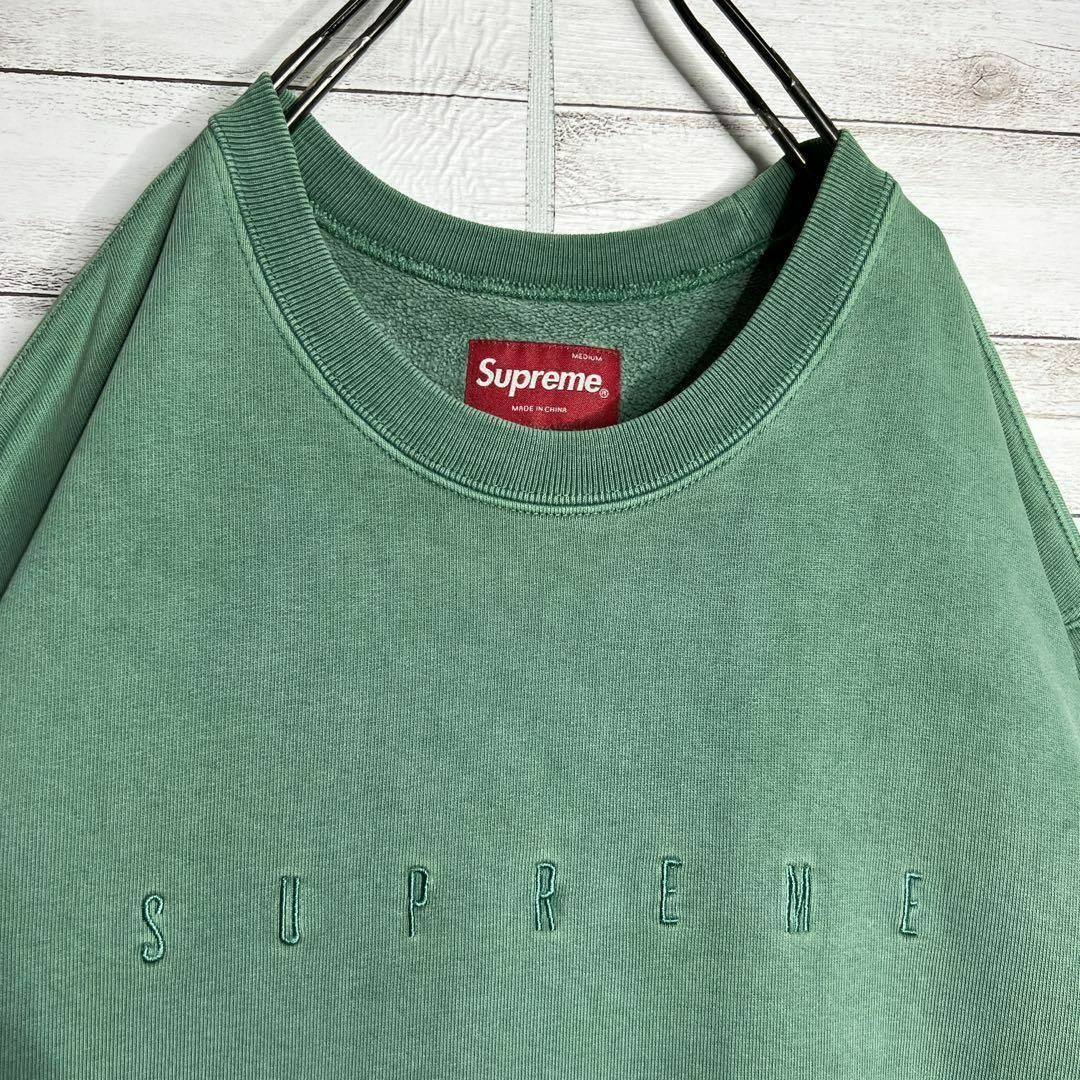 Supreme(シュプリーム)の【入手困難!!】シュプリーム ✈︎刺繍 トレーナー 肉厚 裏起毛 ゆるだぼ メンズのトップス(スウェット)の商品写真